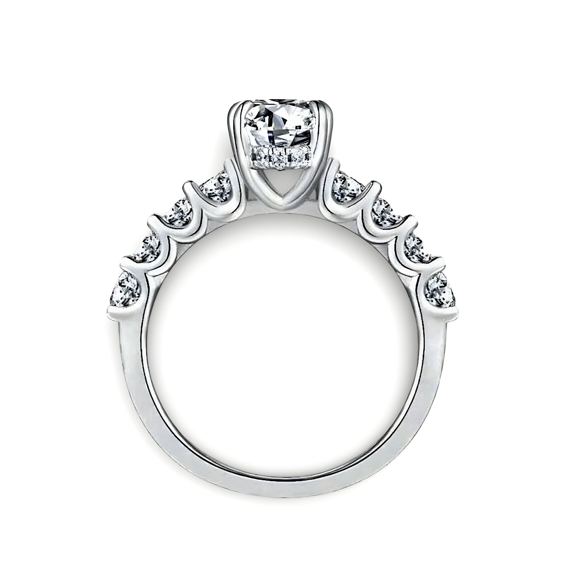 MG ELYSIAN®️ 3.0 CT Oval Cut Silver Ring - MG ESSENCE
