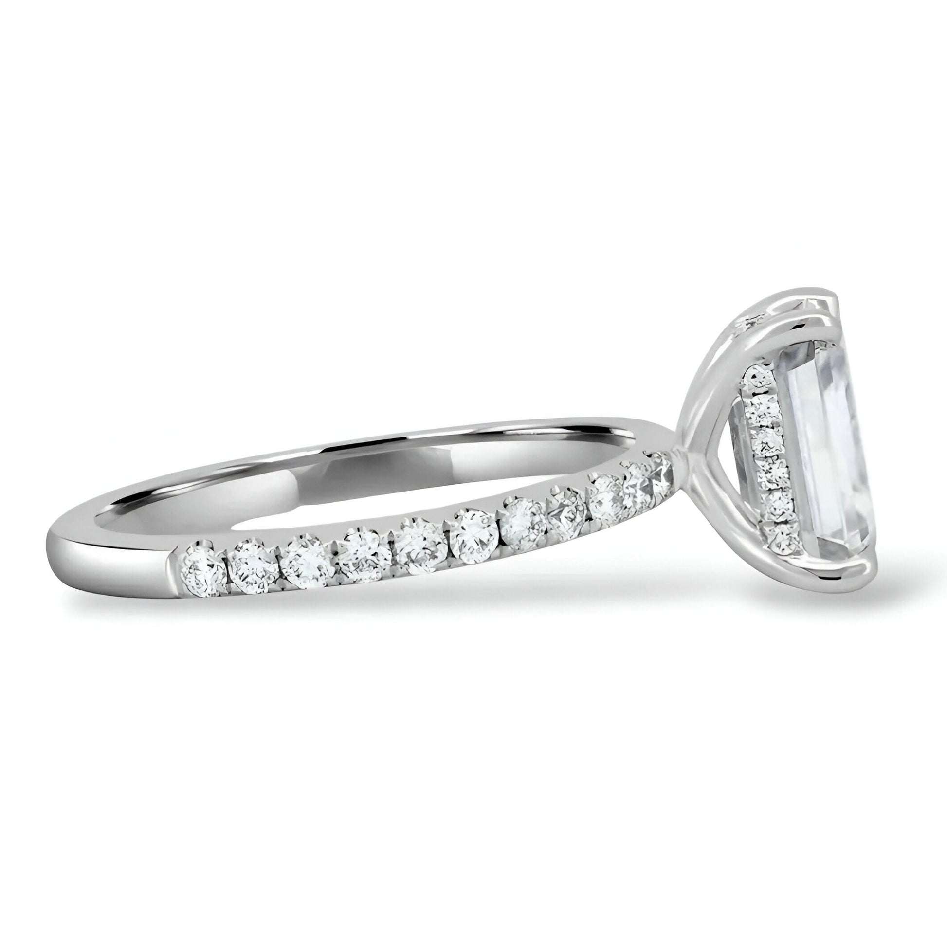 MG CELESTIA®️ 3.0 CT MG EMERALD CUT RINGS MG Essence
