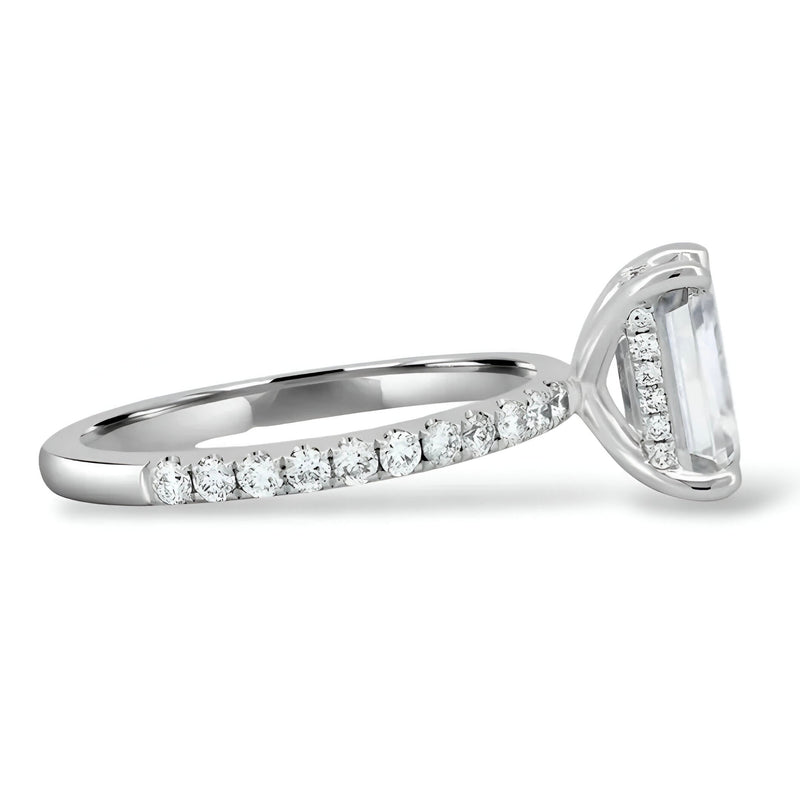 MG CELESTIA®️ 3.0 CT MG EMERALD CUT RINGS