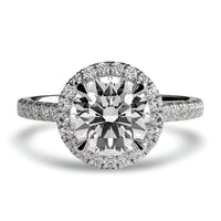 THE ASTRID™️ 2.0CT Round Halo in Signature Pavé