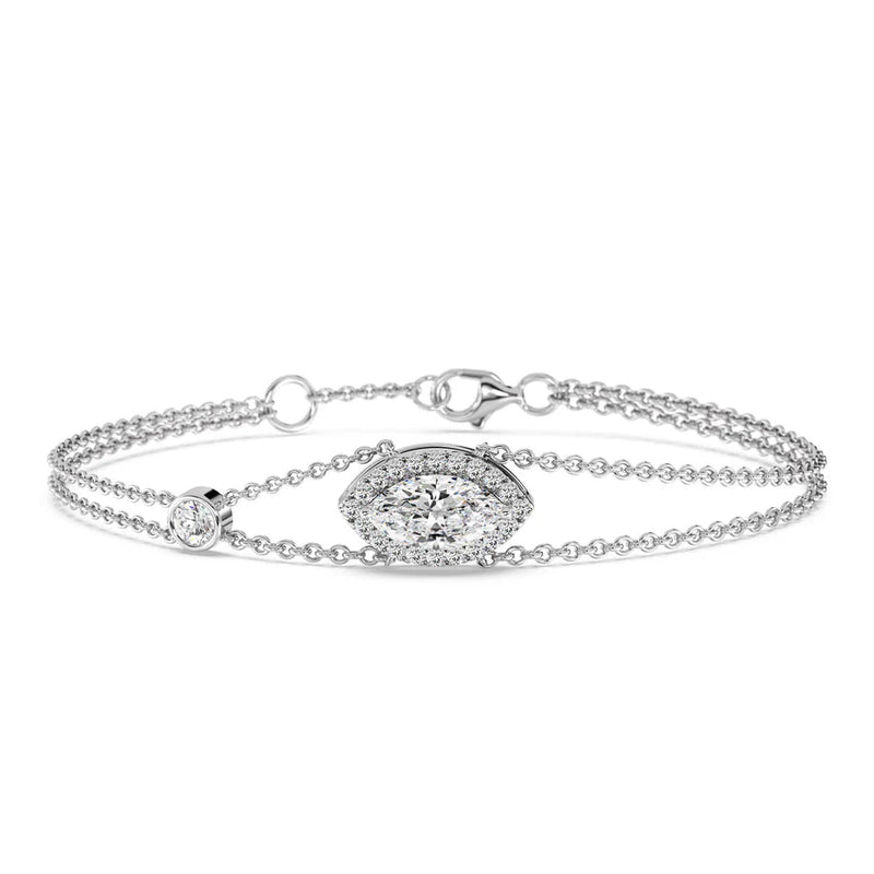 Silver Pear Timeless Twine Bracelet