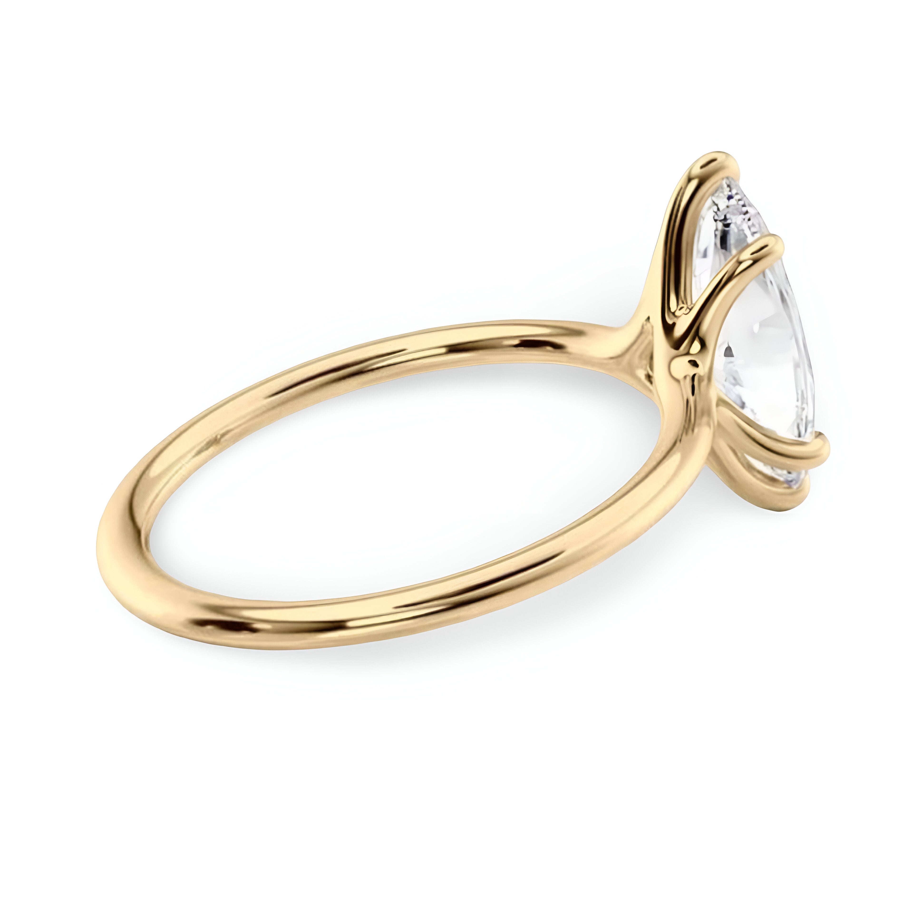 3.0CT MARQUISE CUT™️ with 6 Prongs - 9k Gold