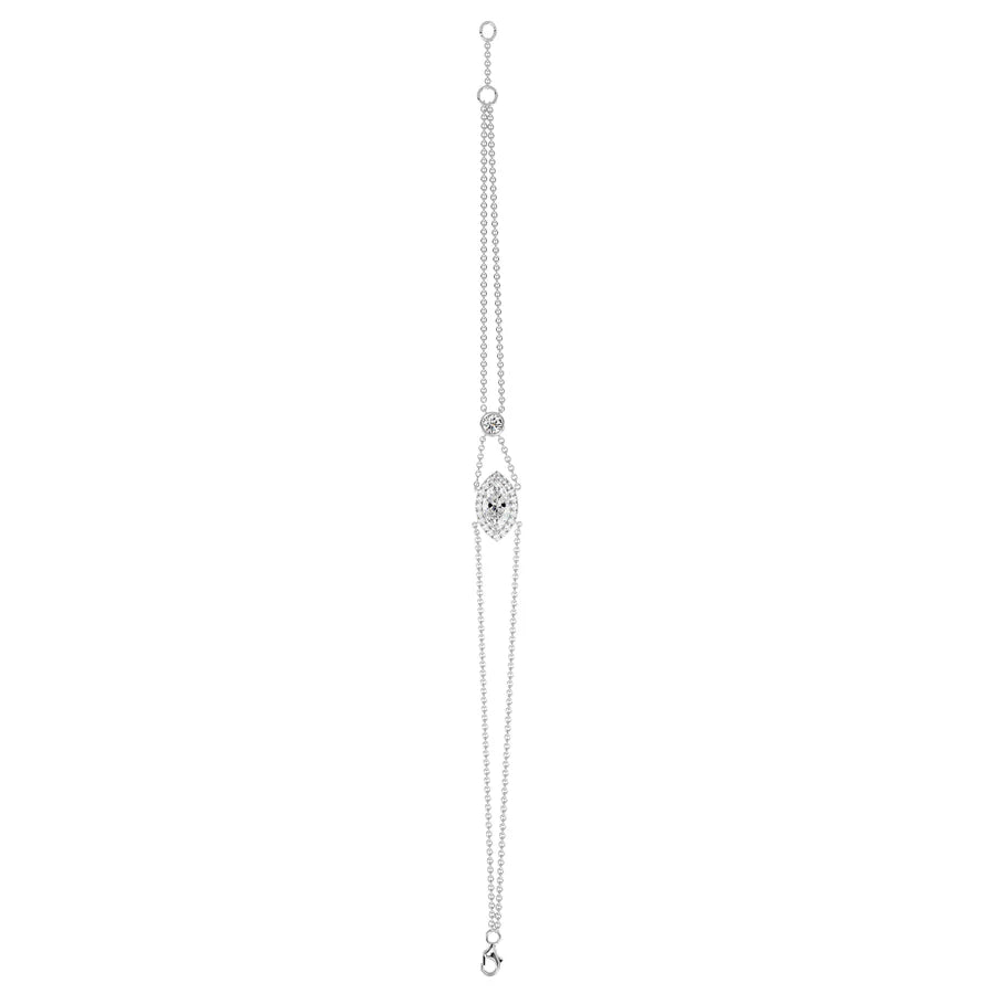 Silver Pear Timeless Twine Bracelet - MG ESSENCE
