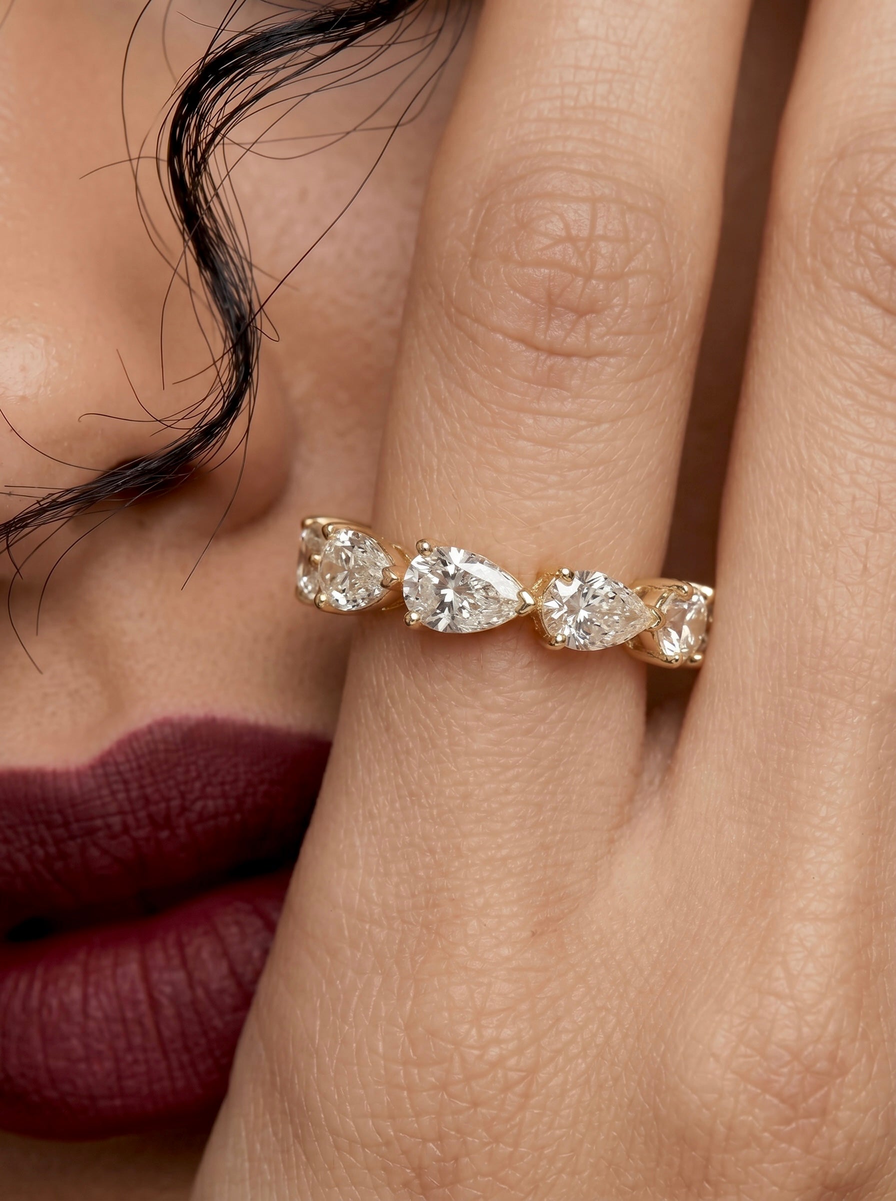 Pear Royale™ Full Eternity Band