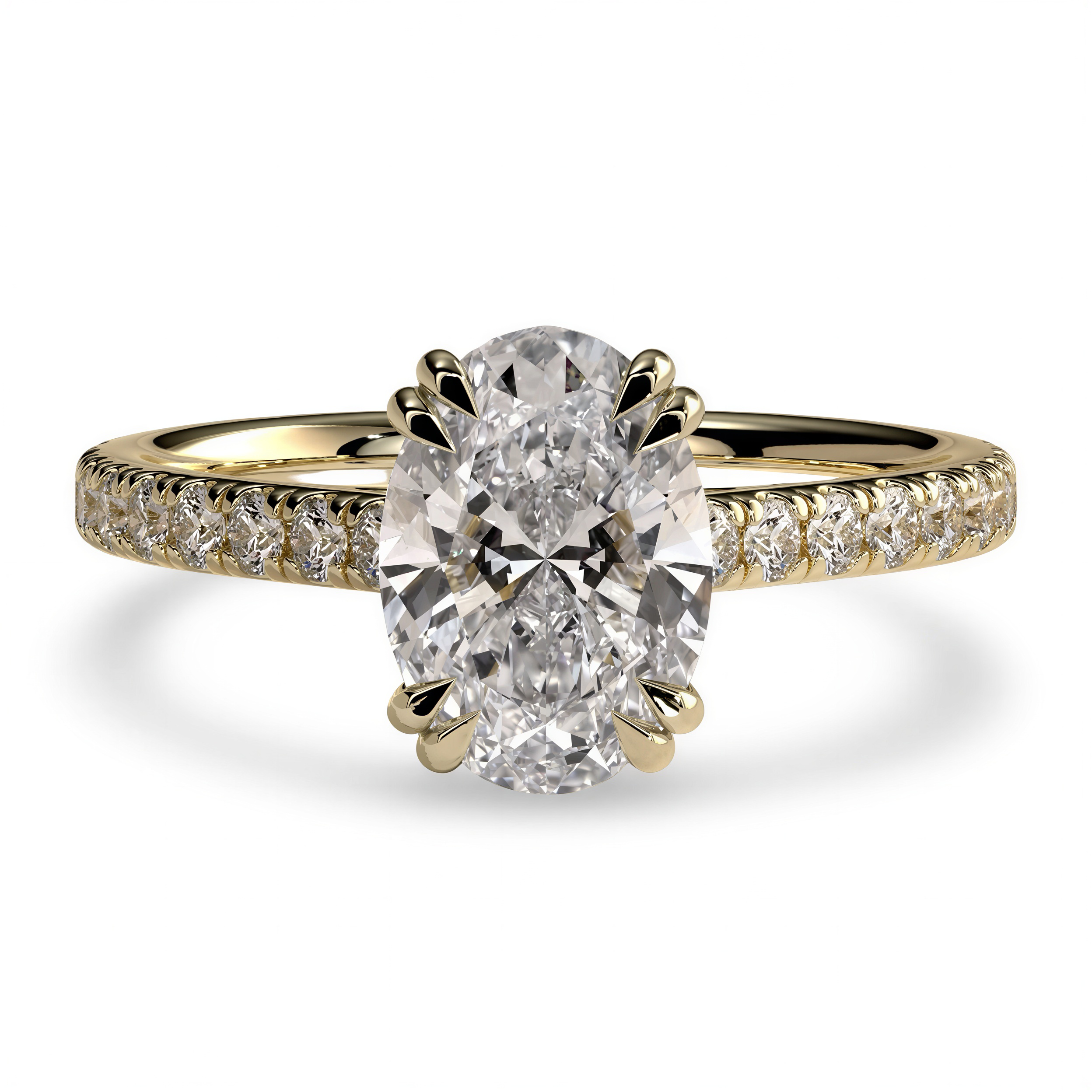 MG AURELIA™ Oval Cut Solitaire with Double Talon Prongs