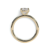 1.0ct Oval Cut Solitaire Ring – Classic Solitaire Setting | 9–18K Yellow Gold