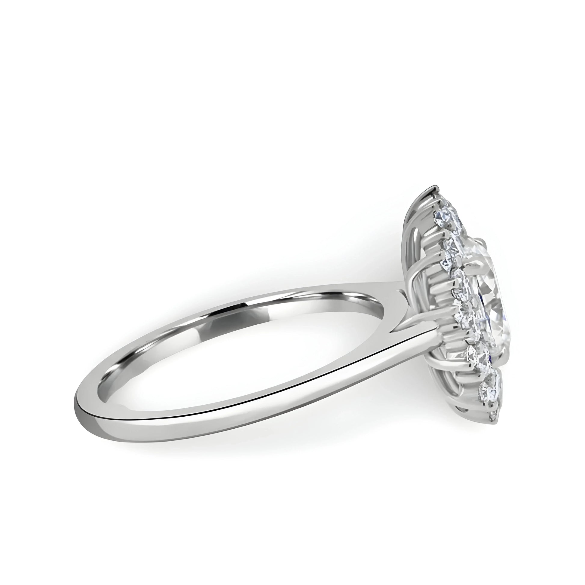 MG SIGNATURE®️ 2.0CT CATHEDRAL OVAL HALO RING - MG ESSENCE