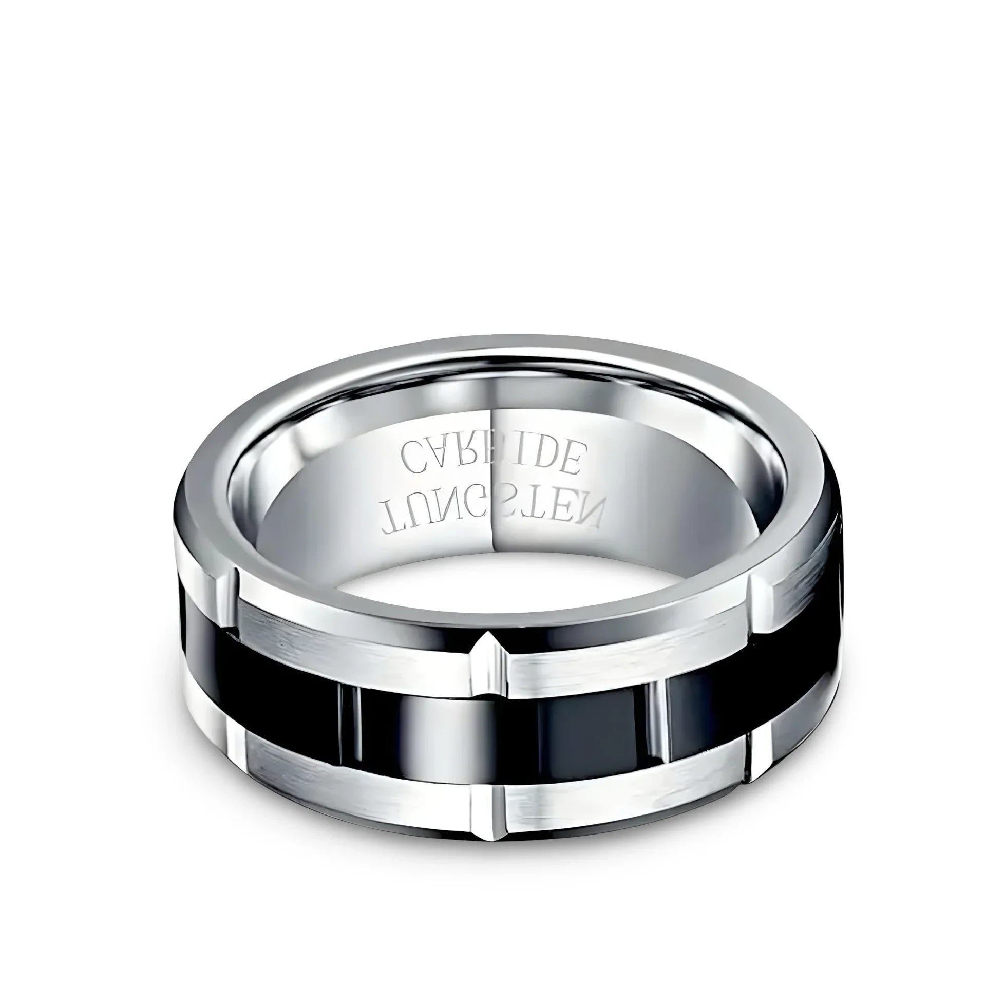 The Black Valor Tungsten Carbide Ring