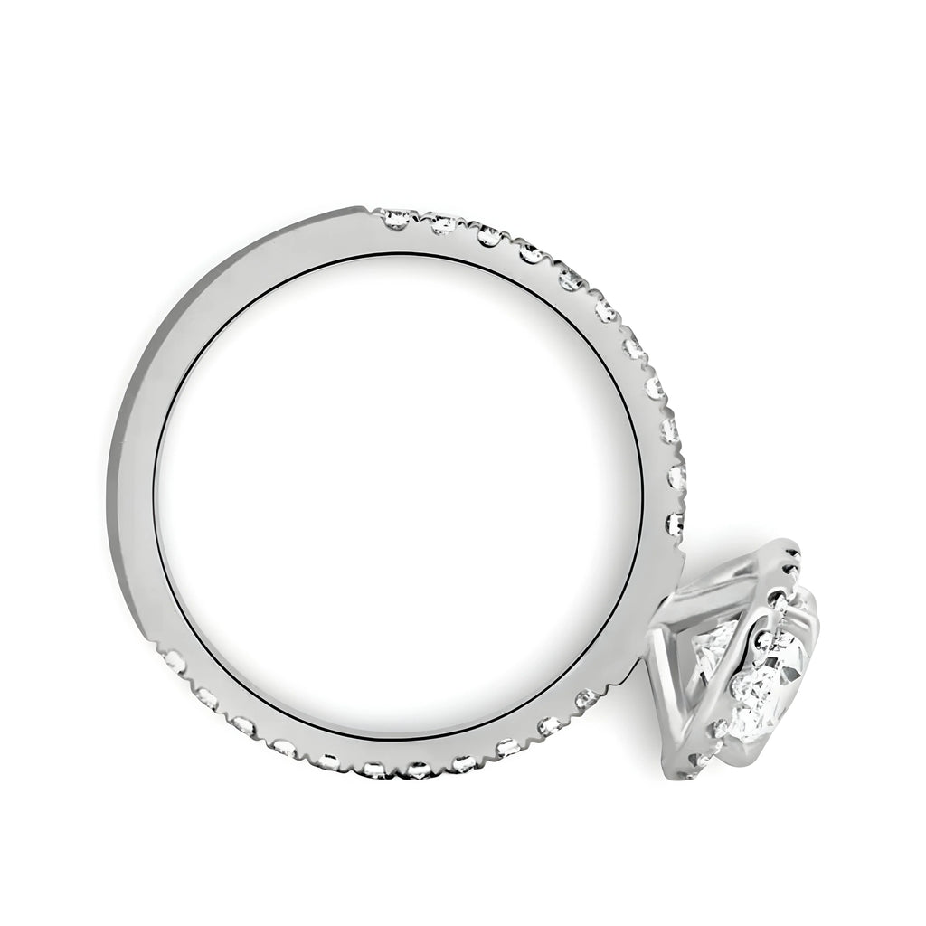 MG VERELE®️ 3.0CT OVAL HALO RING - MG ESSENCE