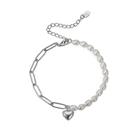 Cuore Dualità™ Sterling Silver Pearl Bracelet