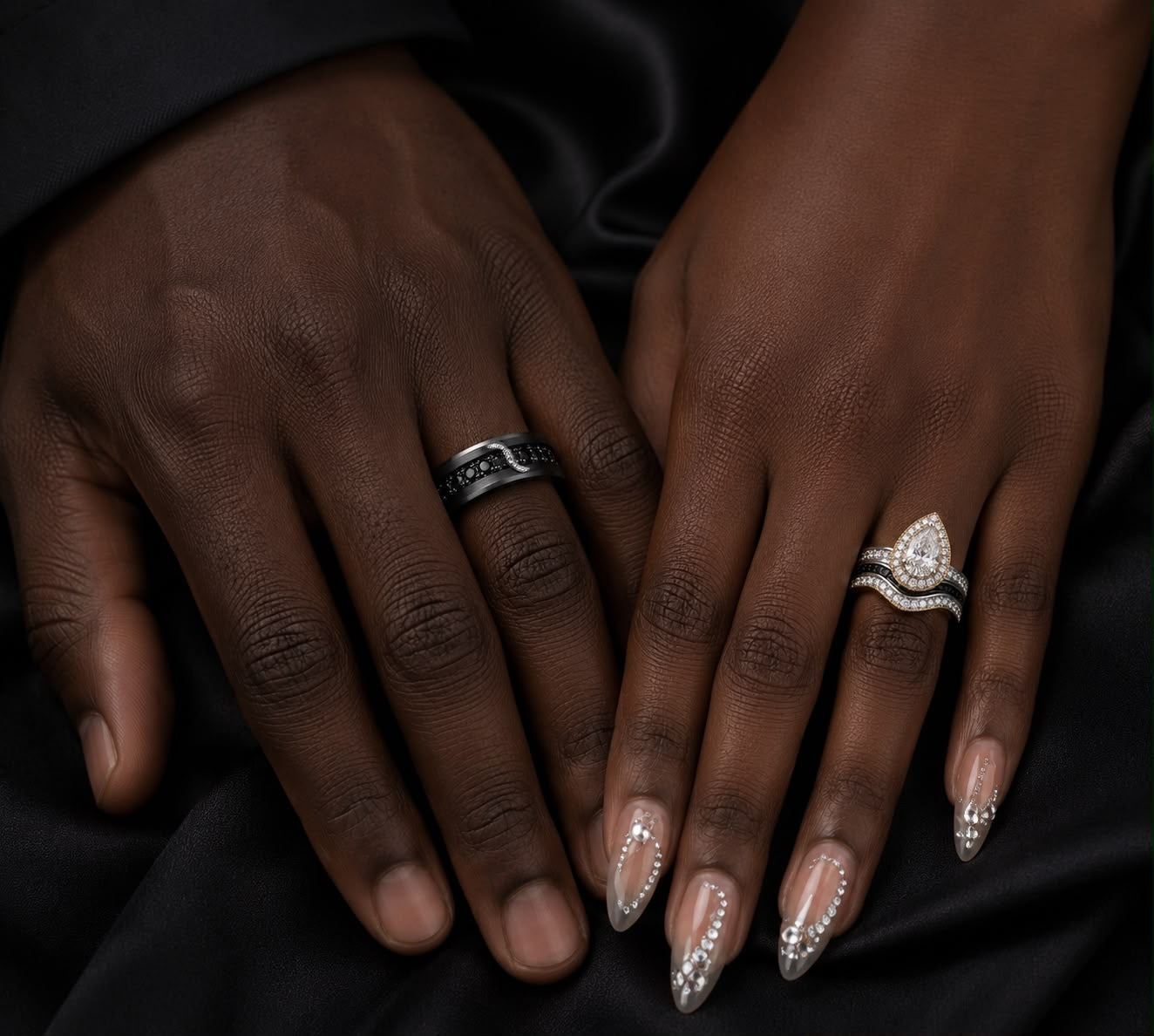 The Mosia Collection™ — Custom His & Hers Forever Rings