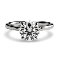 The Eternal Round Solitaire Ring in Sterling Silver