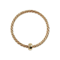Eterna Twist Bangle — 9K Yellow Gold