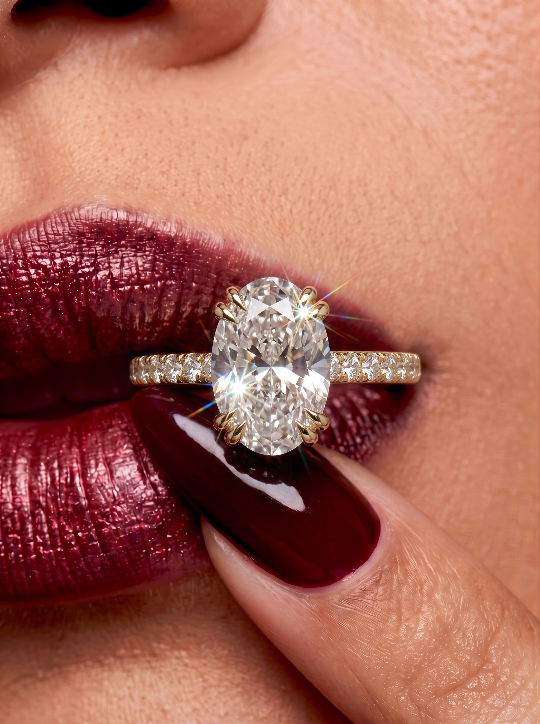 MG AURELIA™ Oval Cut Solitaire with Double Talon Prongs
