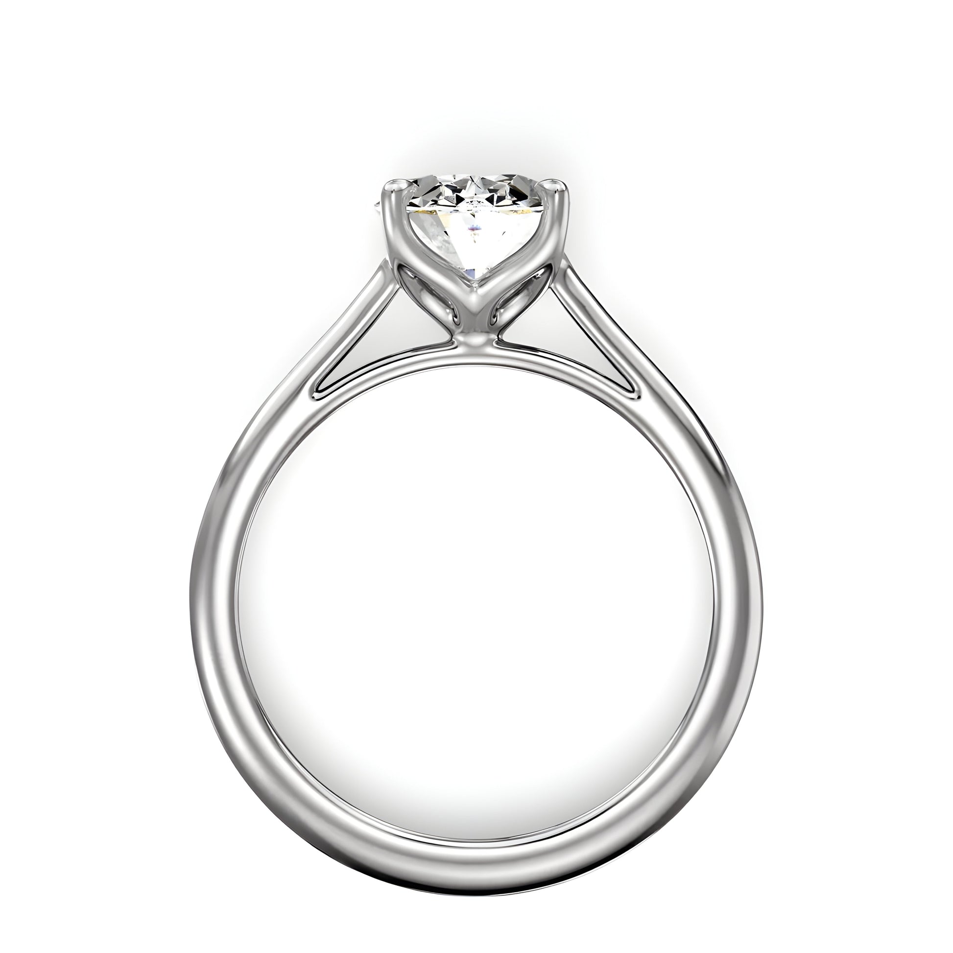 3.0 CT Oval Amina Solitaire Ring - MG ESSENCE