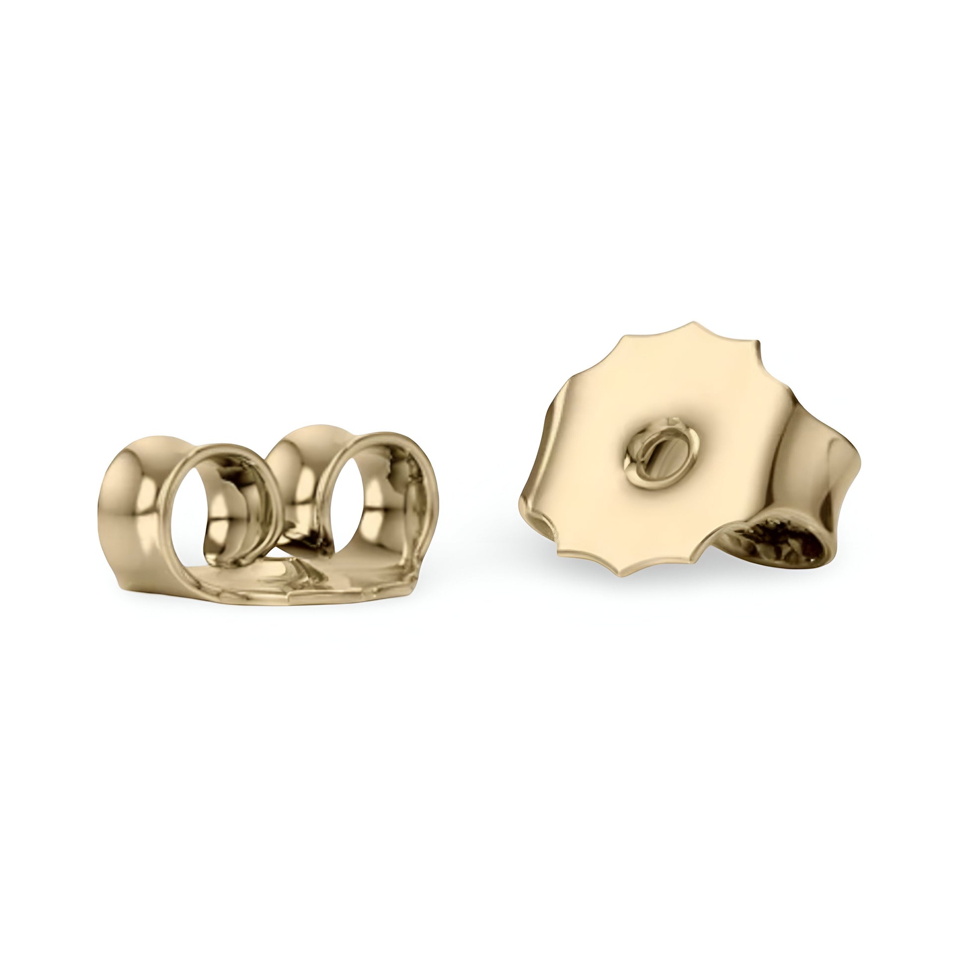 1.5 CT Radiant Cut Gold Ember Glow Earrings MG ESSENCE
