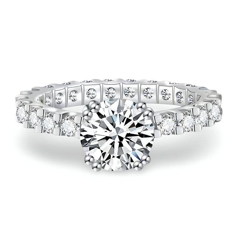 2.0CT Round Brilliant W/ Full Eternity Band