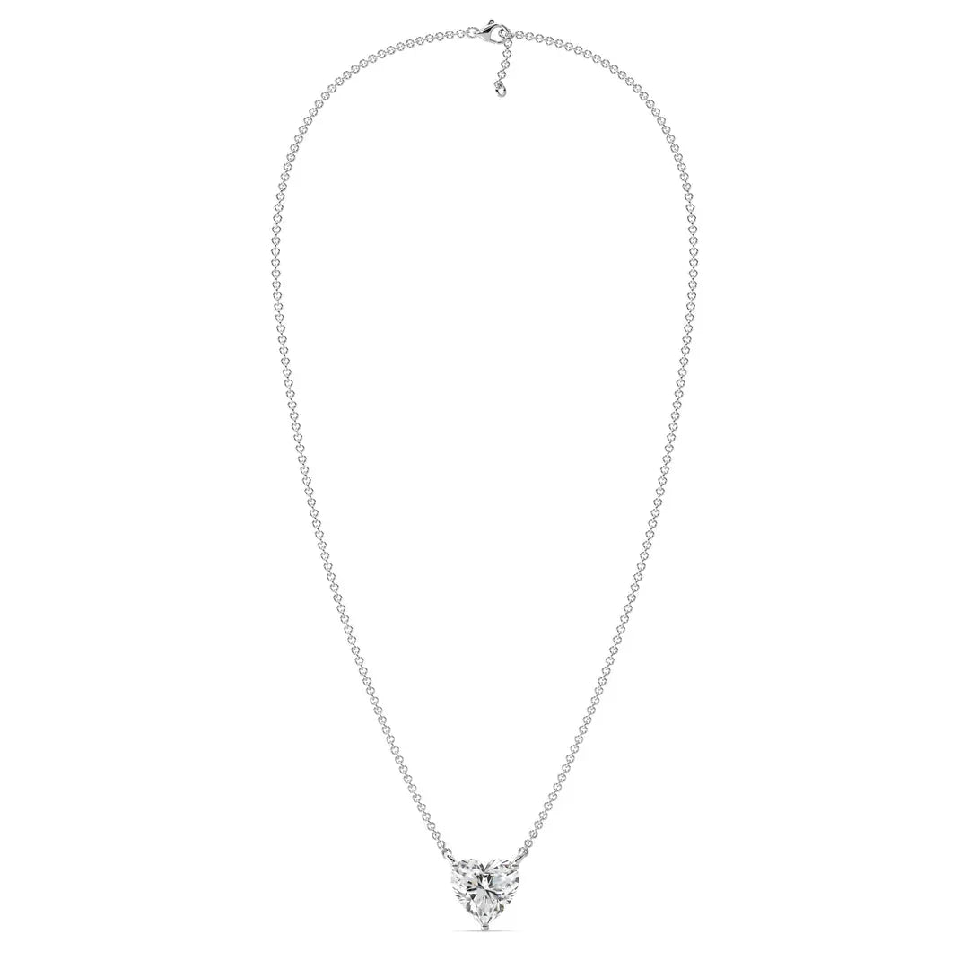 MG TIMELESS®️ Silver Heart Necklace - MG ESSENCE