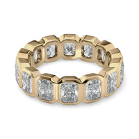 Radiant Cut Bezel Eternity Band