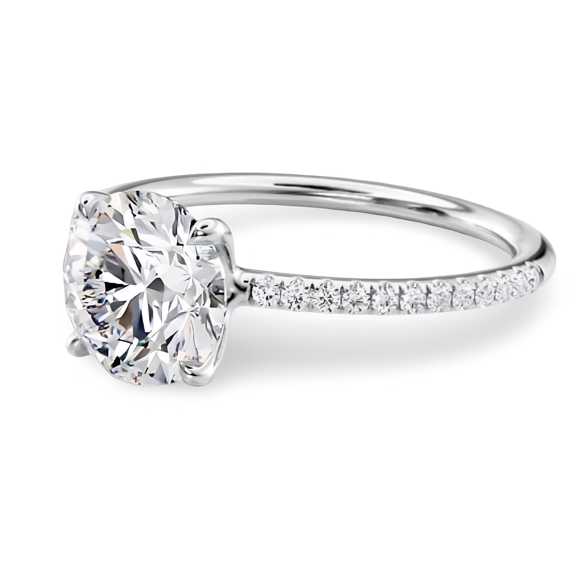 2.0CT Round Brilliant W/ Pavé MG ESSENCE