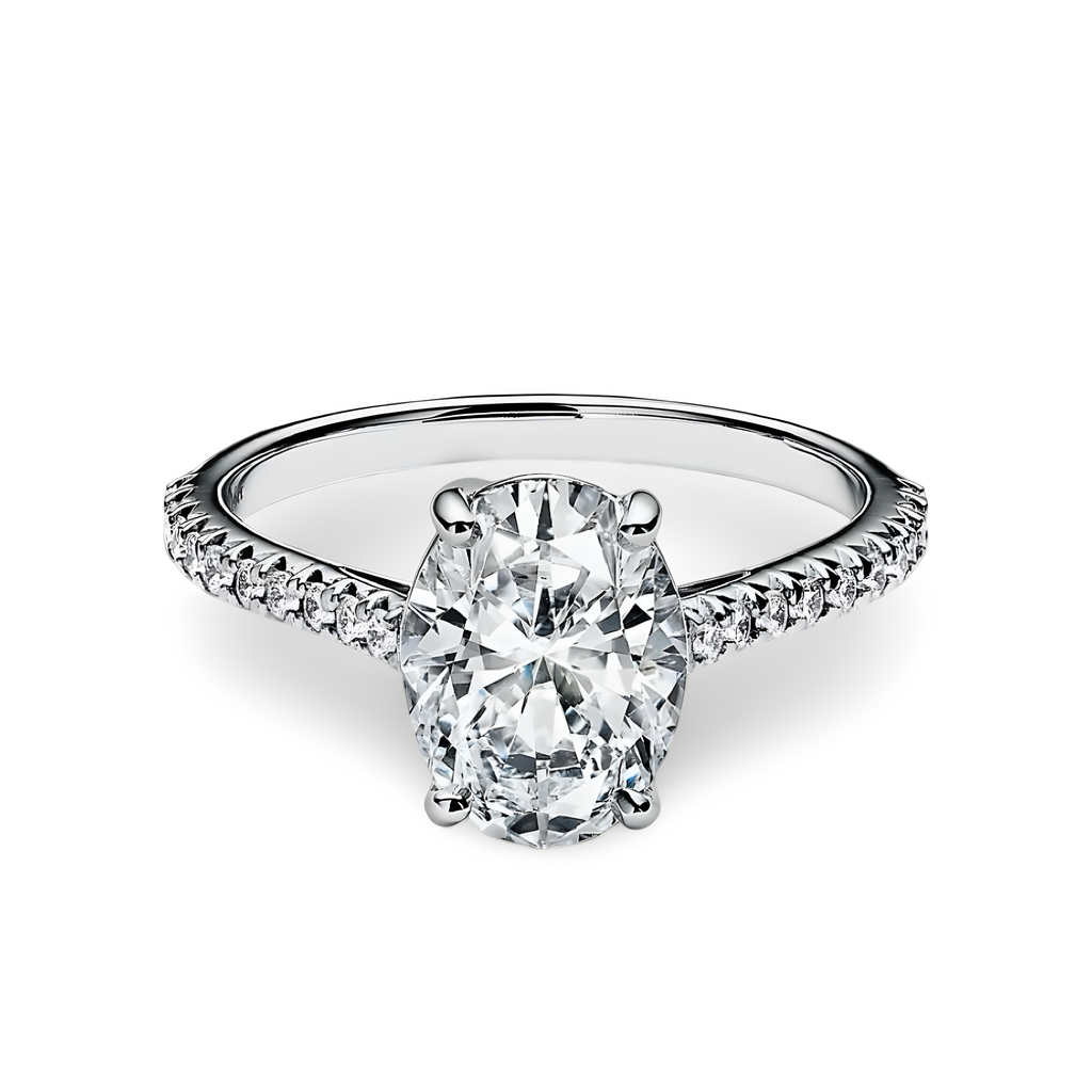 MG OLYSSIA®3.0 CT Oval Cut Ring - MG ESSENCE