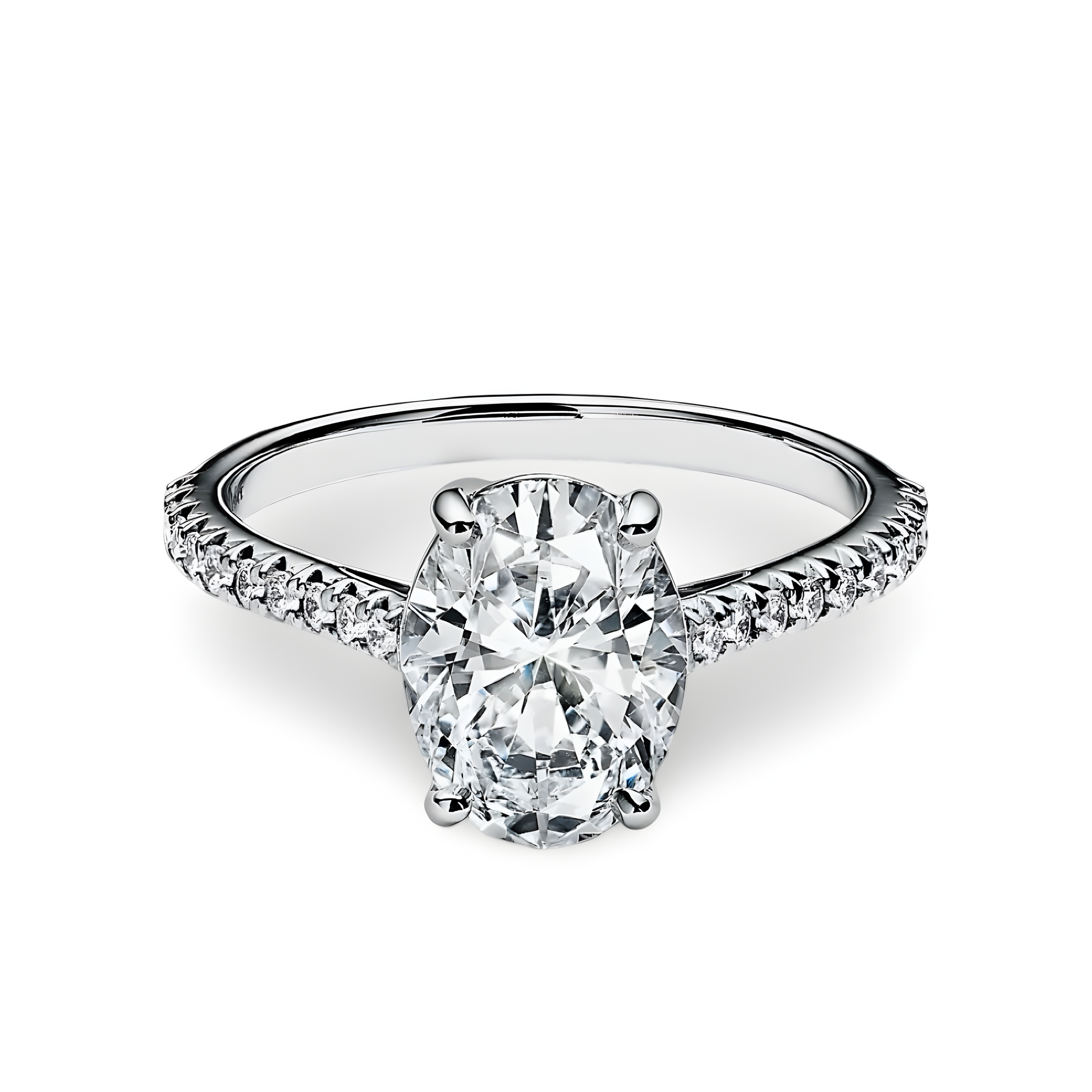 MG OLYSSIA®3.0 CT Oval Cut Ring - MG ESSENCE