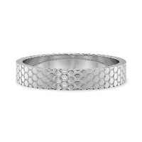 MG NOVO Carved Gold Band | 9-14K White Gold