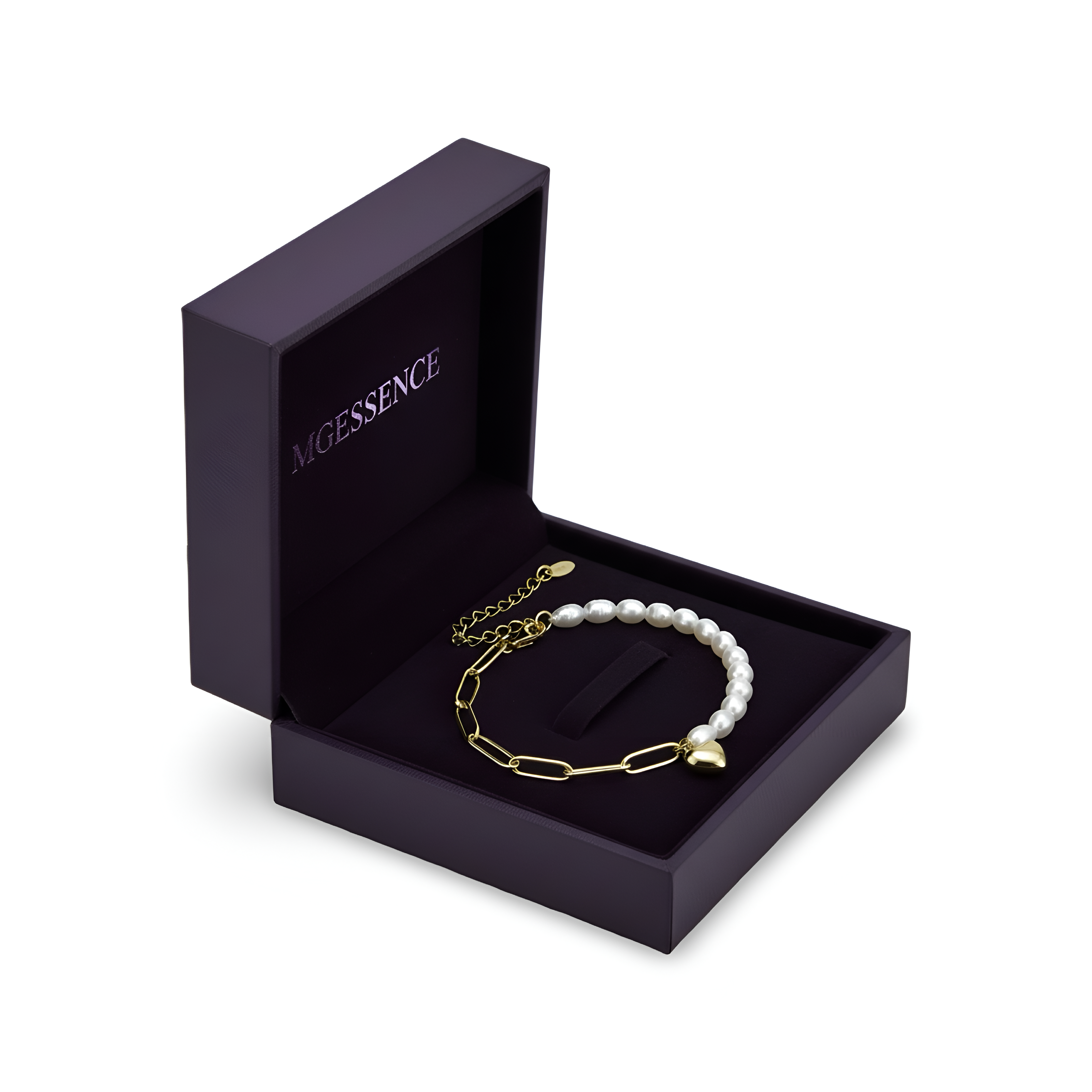 Cuore Dualità™ Pearl Bracelet — Gold Edition