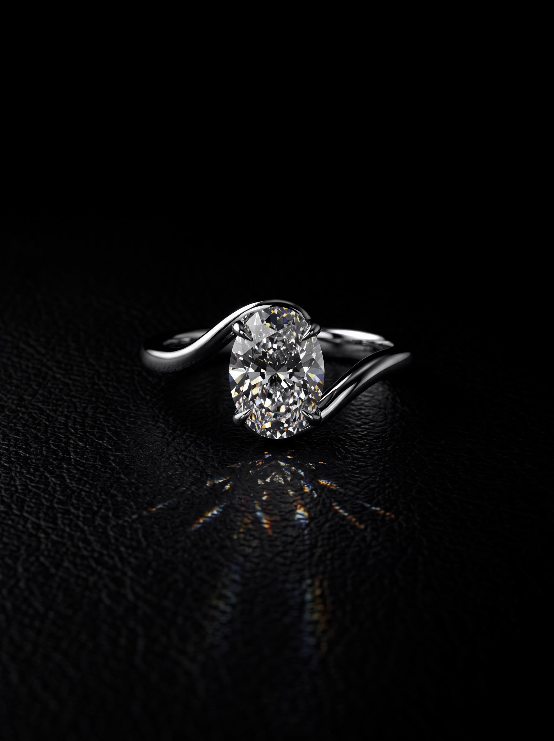 THE ONE™ Twist · 1.00ct Oval-Cut Solitaire