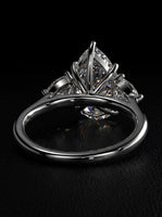 AURELIA™ 5.0ct Pear-Cut Three-Stone Ring