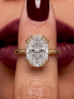 MG Talon™ Cushion Cut Solitaire with Triple-Claw Prongs