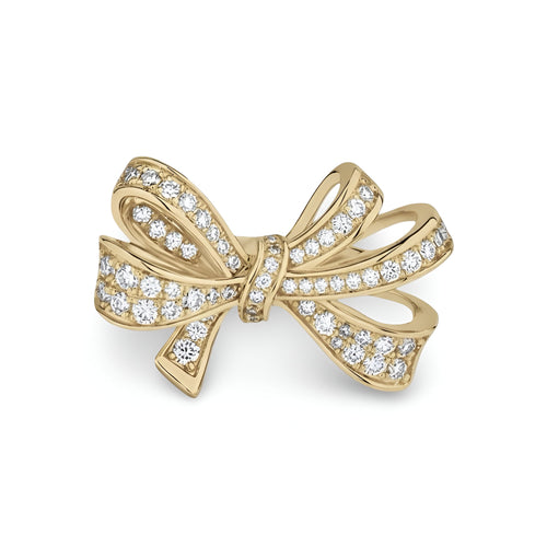 The Bella Fiocco™ Ring – Italian Gold Vermeil Bow MG ESSENCE