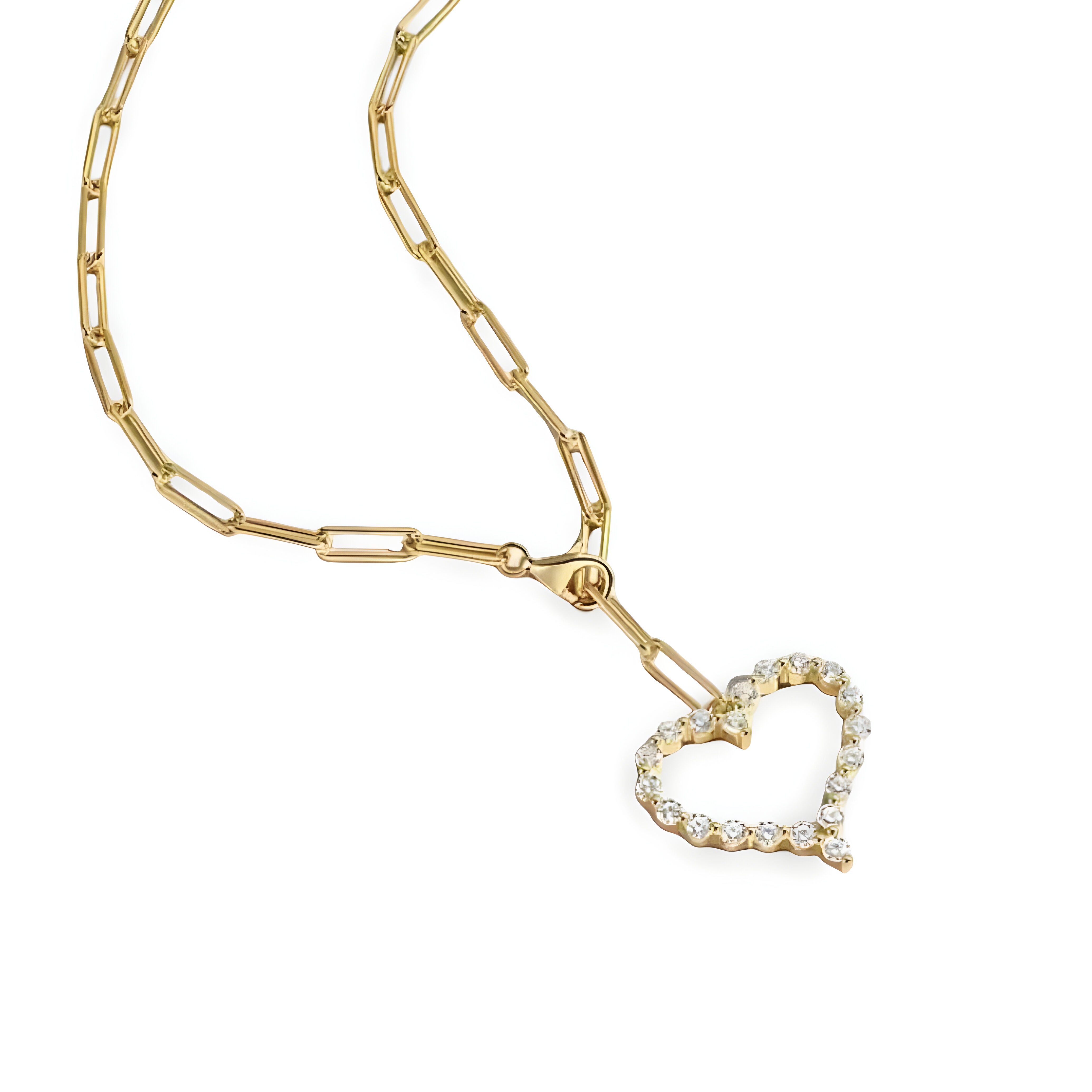 Auréline™ 18K Gold-Plated Heart Necklace