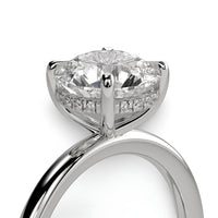 The Eternal Round Solitaire Ring in Sterling Silver