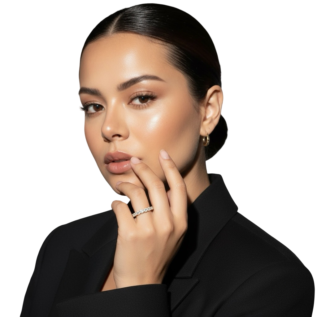 MG PREMIER™️ TRELLIS GOLD ETERNITY BAND