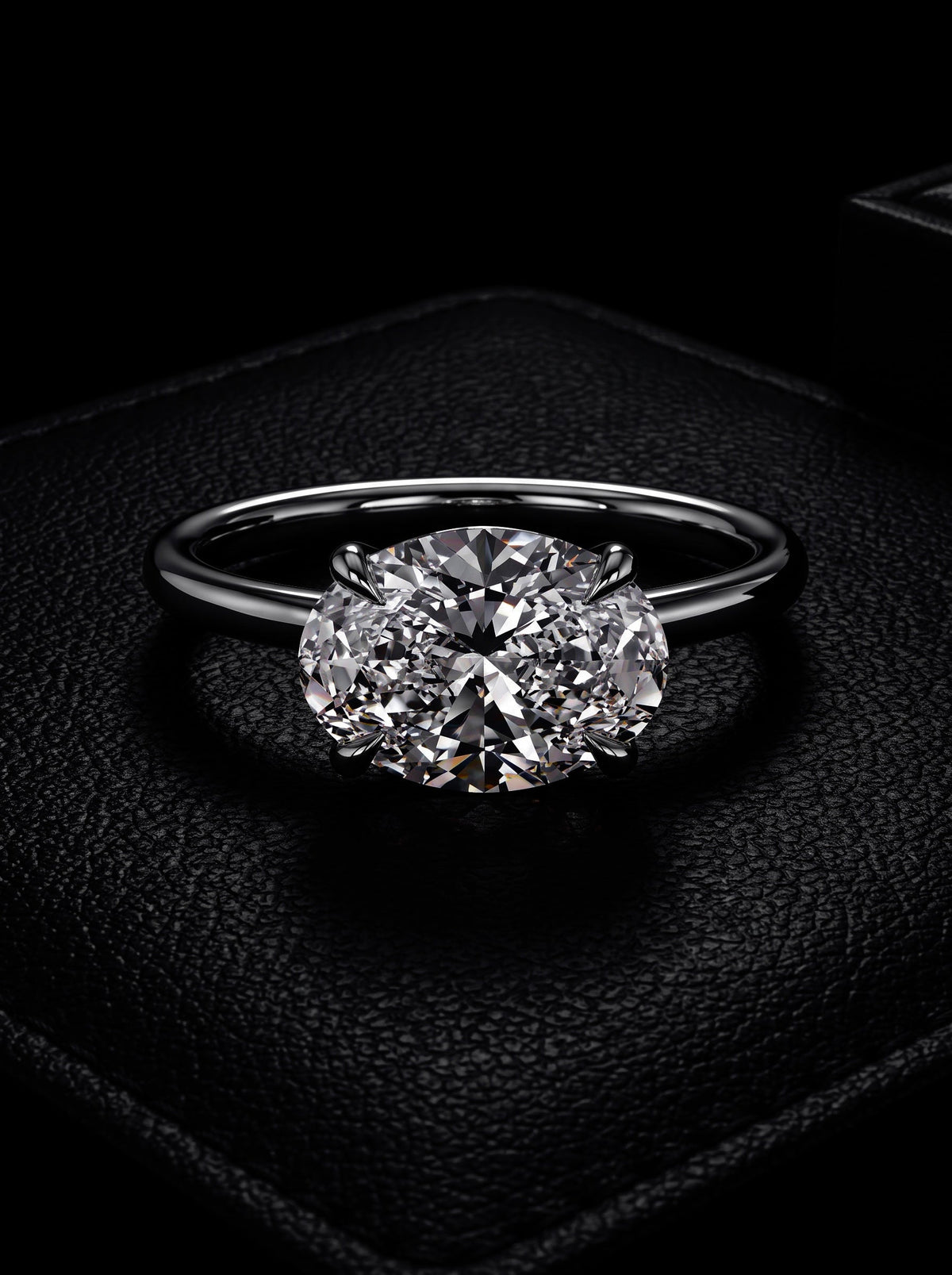 3.0ct Oval East–West Solitaire MG ESSENCE