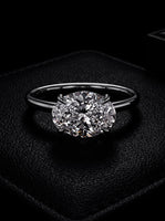 3.0ct Oval East–West Solitaire