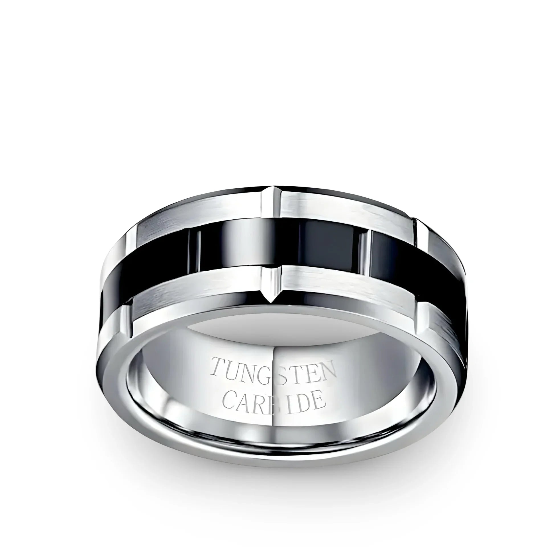 The Black Valor Tungsten Carbide Ring - MG ESSENCE