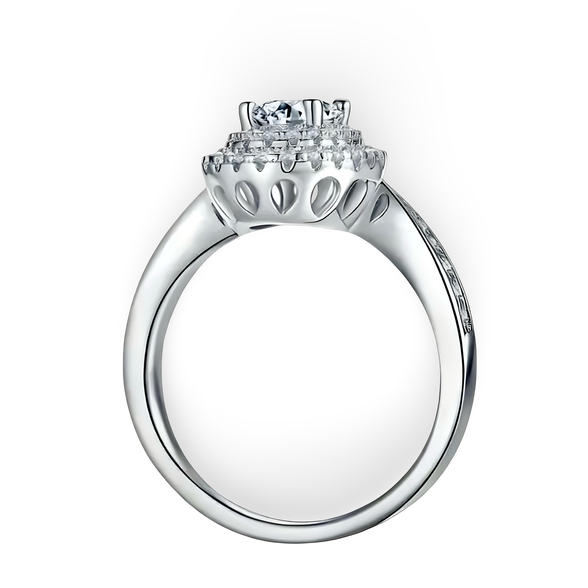 MG Aurora®️1.5 CT Oval Halo Ring