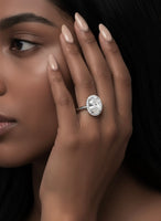 MG VERELE™️ 3.0CT Oval Halo Ring