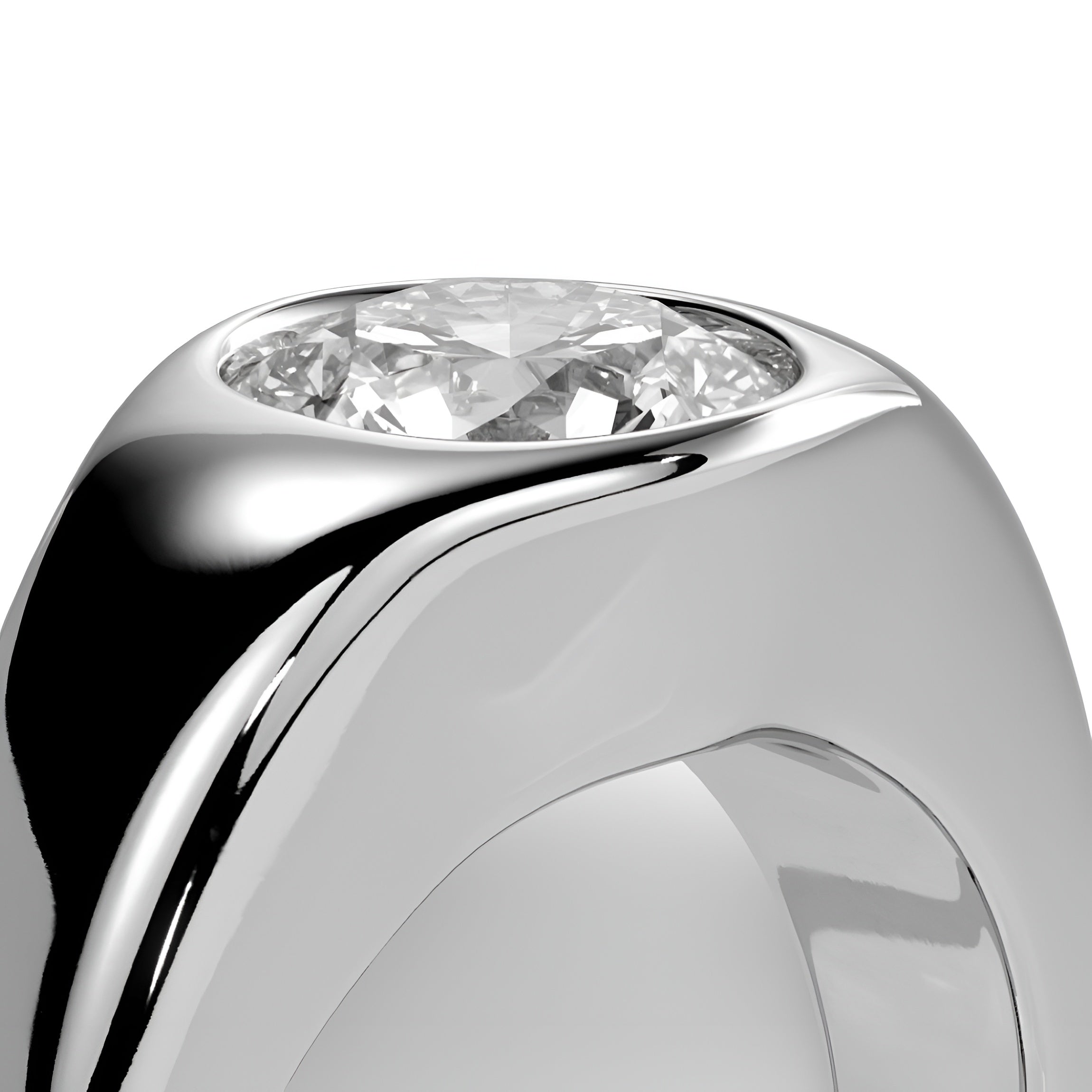 The Sovereign Band in Sterling Silver