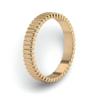 MG NOVO 3mm Continuous Motif Yellow Gold Band