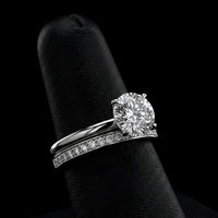 The Eternal Round Solitaire Ring in Sterling Silver