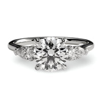 MG NOVA CORE™️ 3.0ct Round Brilliant W/ Pear Sides Ring