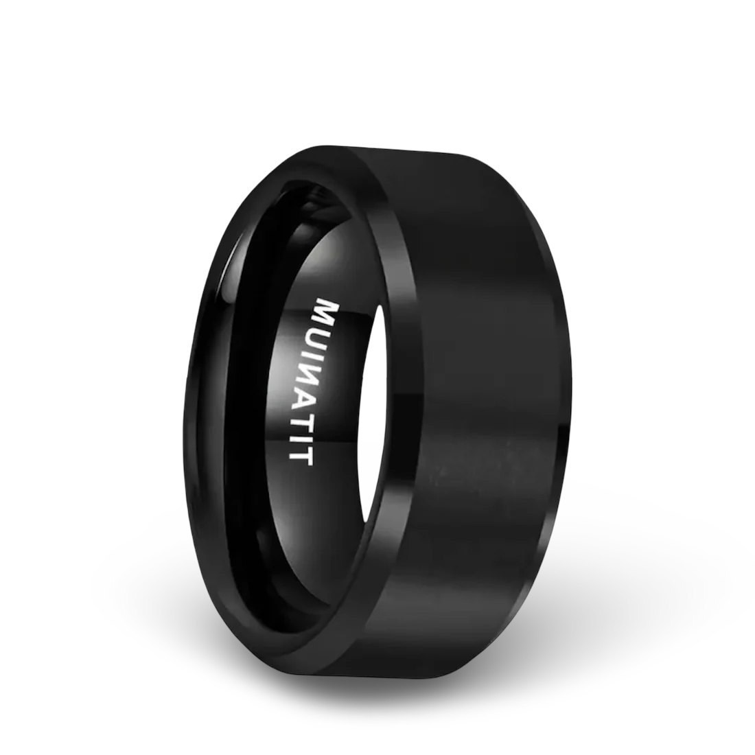 Sinister Knox Black Titanium Wedding Ring - MG ESSENCE