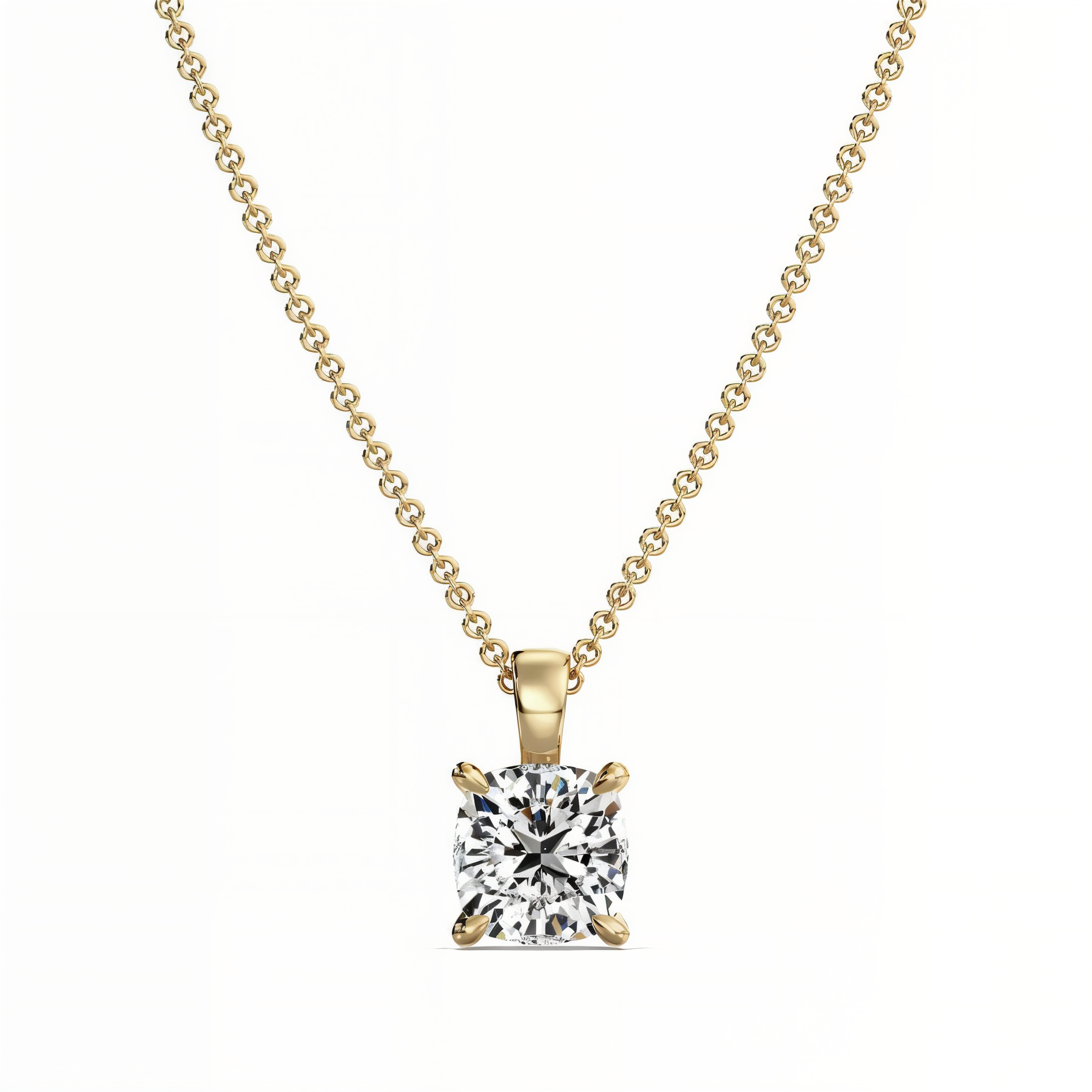2.0 CT Oval Cut Celestial Necklace