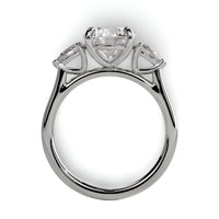 MG NOVA CORE™️ 3.0ct Round Brilliant W/ Pear Sides Ring