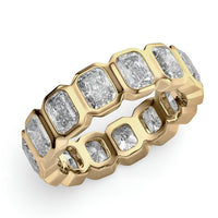 Radiant Cut Bezel Eternity Band