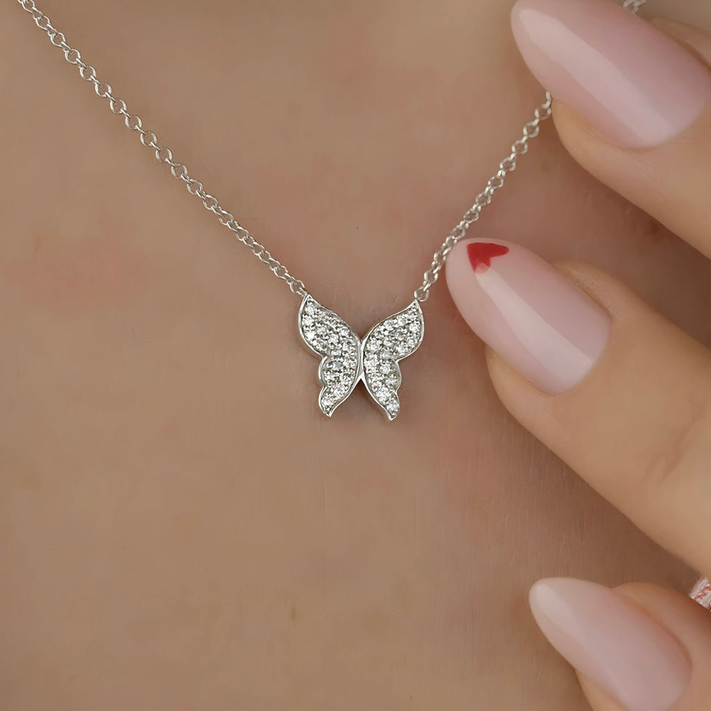 Moonlit Butterfly Necklace MG ESSENCE