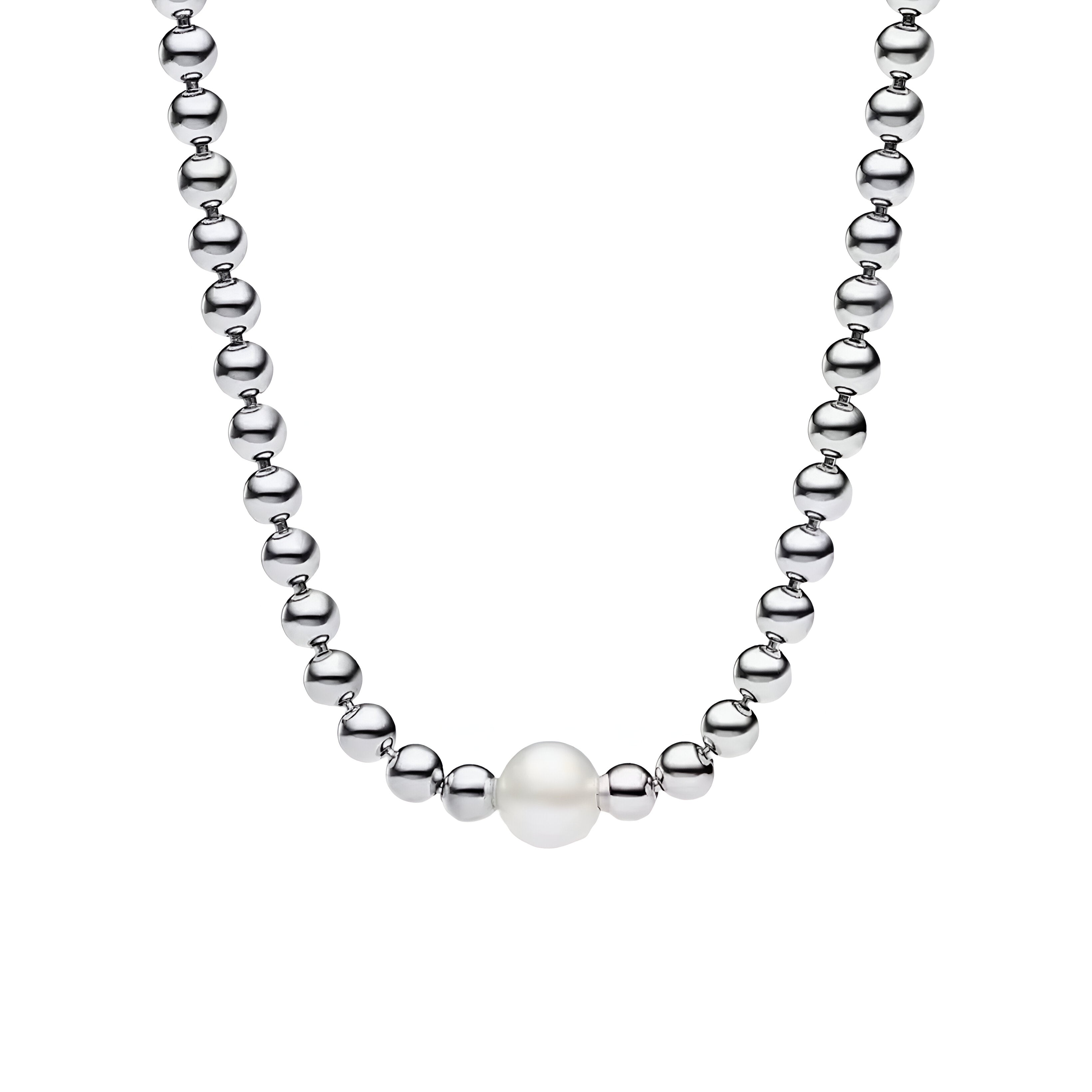 Luminara Pearl™️ Italian-Made Sterling Silver Necklace